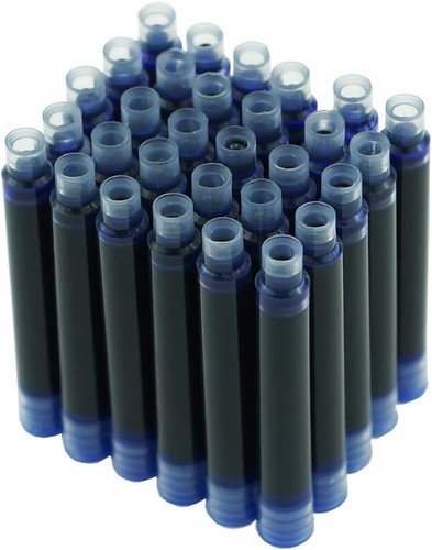 Tintenpatronen 4mm blau 30 - 3,4mm,